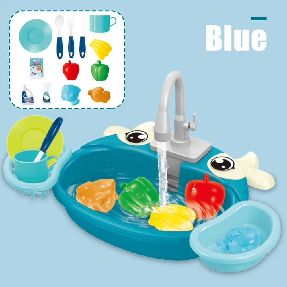 Kitchen Sink Toys With Running Water Educational Funny Gifts For Girls And Boys Children Simulation Kitchen Toys Suit