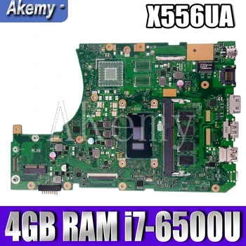 شراءX556UJ اللوحة الأم لأجهزة الكمبيوتر المحمول For Asus VivoBook X556UA X556UAM X556UV اللوحة الرئيسية الأصلية 4G-RAM I7-6500U