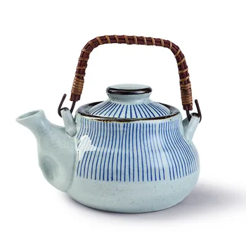 

Ceramic Tea Kettle Japanese Style Hand-Painted Creative Big Belly Teapot Japanese and Korean Style Kung Fu Teapot