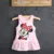Baby Girl Dress 2020 Лето 100% Хлопок Топы Платье Без Рукавов Мультфильм Мода Платье Baby Girl Мультфильм Топы Dressd