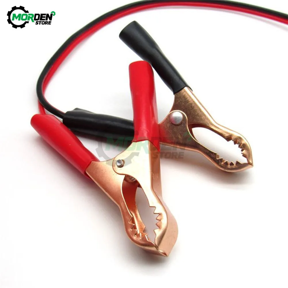 12V Power Car Cigarette Lighter Female To Alligator Clips Extension Connector Terminal Clip-on Battery Adapter Auto Socket