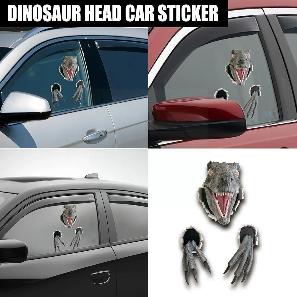 Автомобильные наклейки скульптура динозавра настенное искусство подвесное