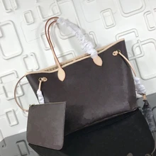 Женская сумка для покупок, женская сумка-тоут, Женская коричневая брендовая дизайнерская сумочка из кожи и ПВХ, сумка через плечо, сумка через плечо с принтом