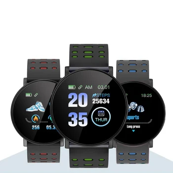 

Hot 119Plus Smart Watch IP67 Waterproof Bracelet Watch Heart Rate Smart Wristband Smartwatch For Android IOS