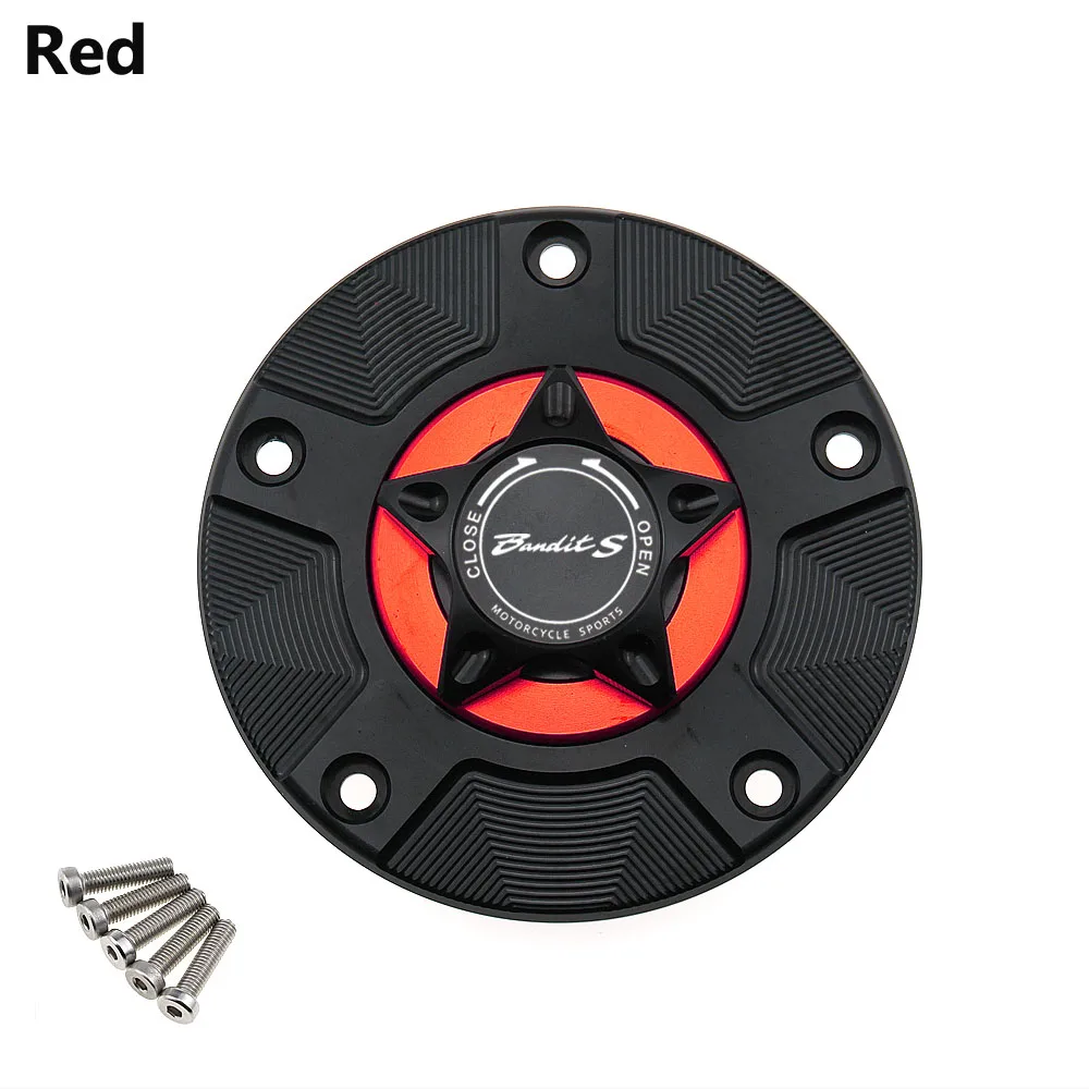 Крышка газового топливного бака для Suzuki GSF650S Bandit S GSF1200S GSF1250S 2007-2012 Bandit мотоцикла CNC быстросъемная крышка
