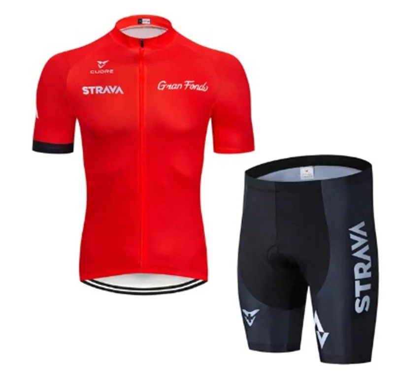 15 STRAVA красный набор Джерси для велоспорта roupa ciclismo ropa велосипедная одежда hombre дышащая ropa ciclismo велосипедная одежда комплект для велоспорта - Цвет: 15
