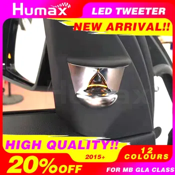 

3D speaker sound Audio Speaker For Mercedes GLA class X156 year 2012+ 3D LED tweeter interior car accessories 12 colours