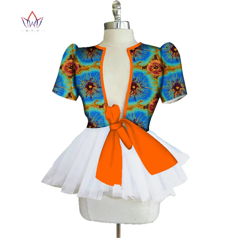 Летняя женская африканская одежда размера плюс 6xl, традиционная африканская одежда, повседневные хлопковые топы с принтом в африканском стиле, bazin africain wy2546 - Цвет: 6