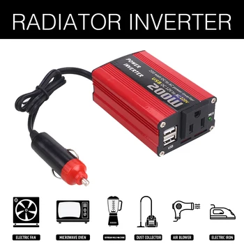 

Inverter Car Inverter Portable Converter Automobile Transformer Aluminium Alloy 50/60Hz High Performance Power Inverter