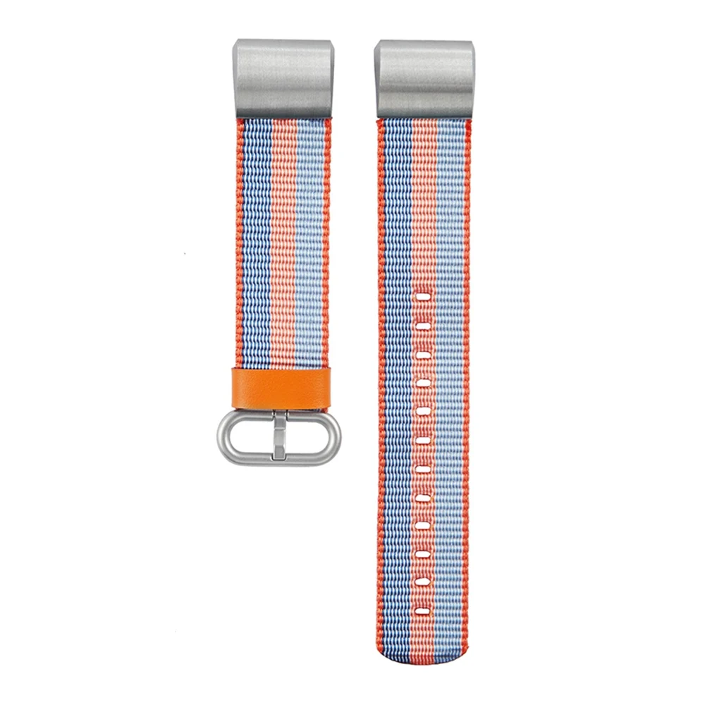 Аксессуары, для браслета Fitbit Charge 2, нейлон, холст, сменный Браслет, ремешок для Fitbit Charge 2, браслет для Fitbit Charge 2 - Цвет: Yellow blue
