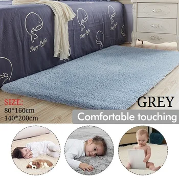 

Shaggy Carpet For Living Room Home Warm Plush Floor Rugs Fluffy Mats Kids Room Faux Fur Area Rug Living Room Mats Silky Rugs