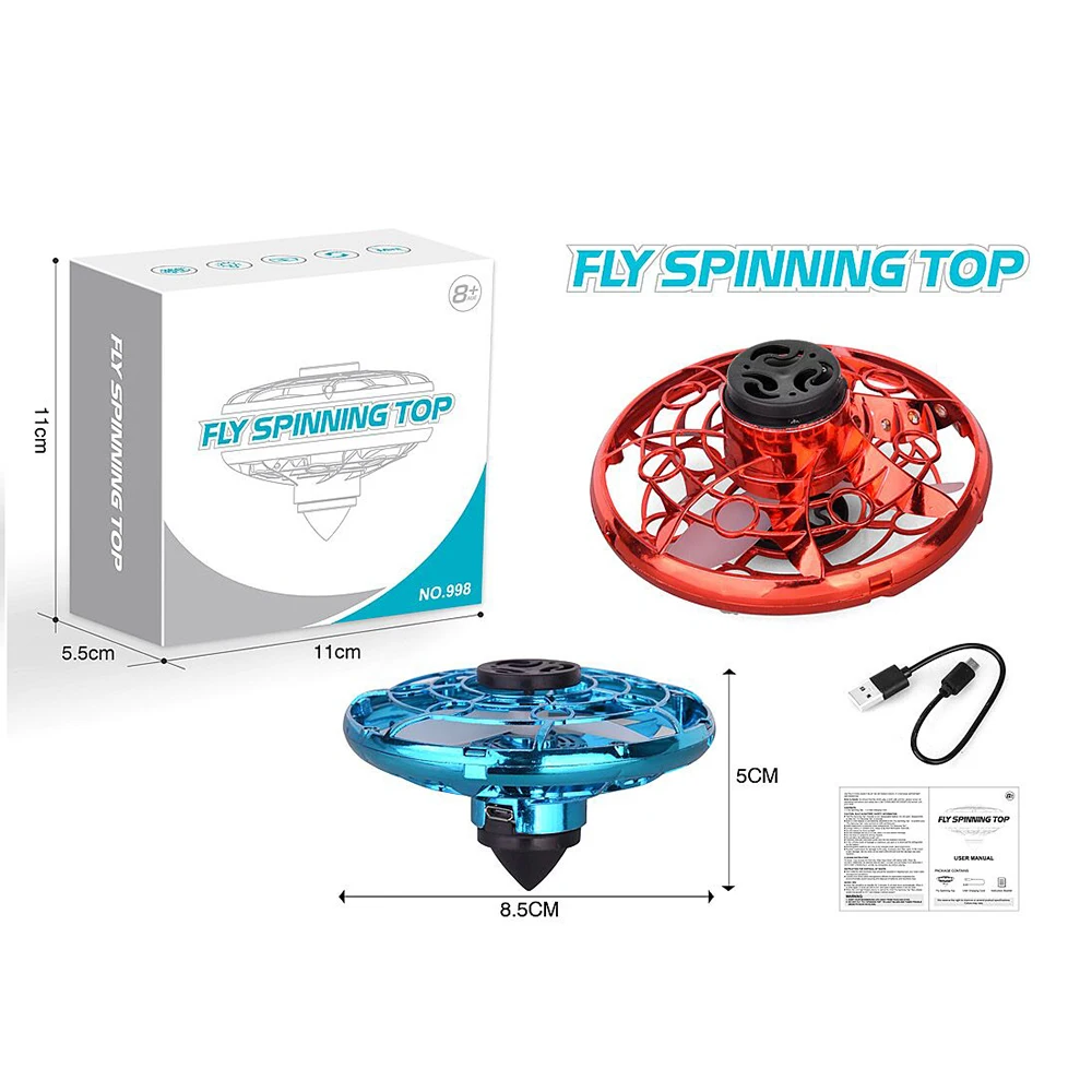 Любимой FlyNova Дрон НЛО сенсорные игрушки подарок для детей Прядильный механизм