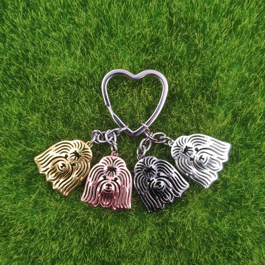 Keychains Women Dogs Women Keychain Cute Dog Silver Dog Keychain
