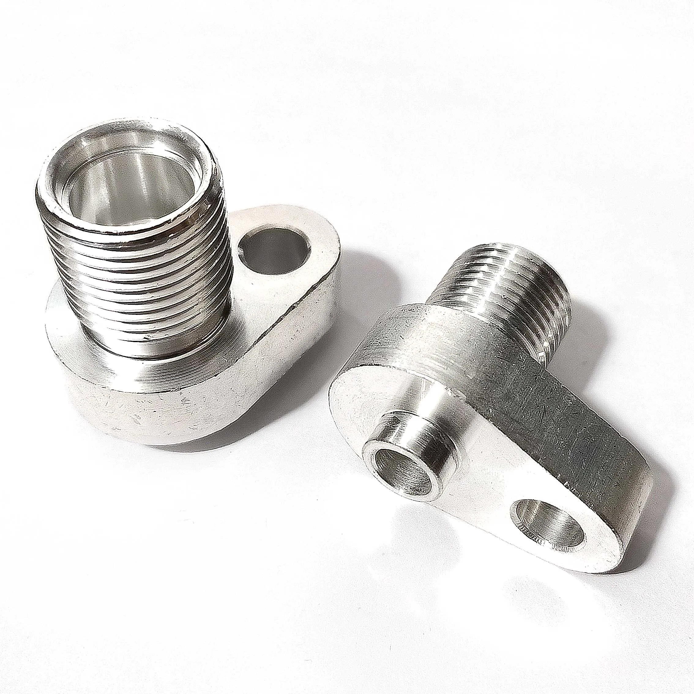 Automotive Air Conditioning Compressor Pipe Fittings AC Hose Aluminum Joints For 706 Cooling Pump 1/2 5/8 Connector