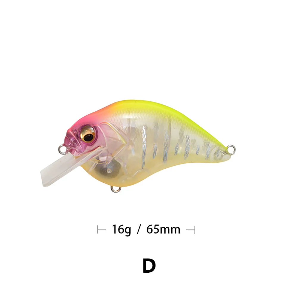 Mises 6,5 см 16 г восемь цветов плавающая бионическая кривошипная маленькая жирная приманка искусственная пластиковая жесткая приманка Рыбная приманка вобблер - Цвет: D