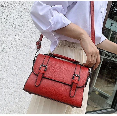 Fashion Crossbody Bags For Women Shoulder Messenger Bags Handbag Leather Ladies Hand Bags Women Small Satchel