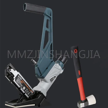 Price Floor Nail Gun Pneumatic Floor Nail Gun Triple Wooden Floor Nail Gun Manual Tap Flooring Tool Depth Controllable Efficient