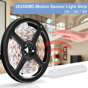

5V USB Led Strip Light Led Motion Sensor Lamp Tape Led 220V Flexible Lighting Ribbon EU US Plug Cocina Bedroom Night Lights 110V