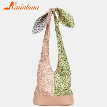 

2020 Flowers Printed Cotton cloth Bohemia style vacation handbags The large capacity shoulder bags Soft Casual Tote Bags Woman