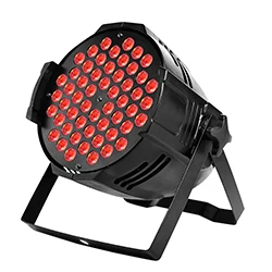 Горячая DMX управление черный светодиодный Par Can 54 светодиодный s Par 54 светодиодный Tri 54 RGB 54x3W - Цвет: 54x3W led par