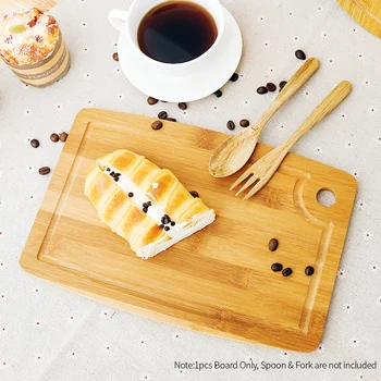 

New Kitchen Chopping Board Natural Bamboo Chopping Block Pizza Plate Cutting Board for Bread Fruits Vegetables Cooking Holder