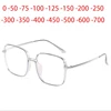 0 -1.0 -1.5 -2.0 -2.5 -3.0 -4.0 -5.0 -6.0 -7 Radiation Protection Square Eyewear Women Metal Legs Spectacles Men Optical Glasses 1