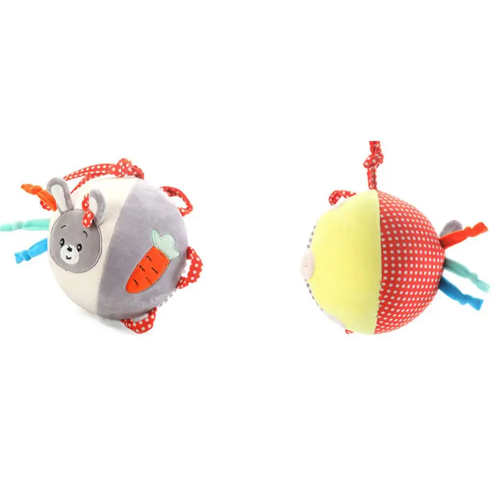 Kuulee Baby Wind Chime Мультфильм Рука ловля мяча плюшевая погремушка украшение для кровати для утешения и тренировки ребенка мультфильм мяч