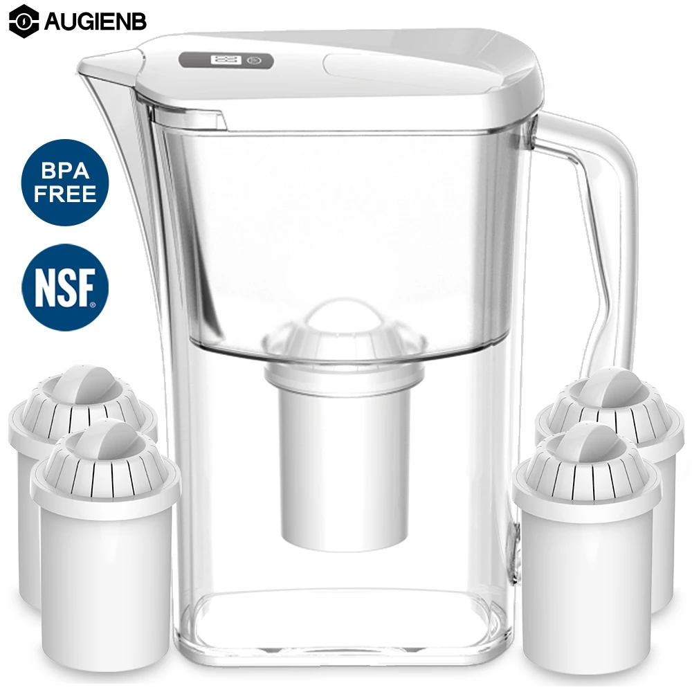 

3L Activated Carbon Net Kettle Water Filter Purifier Ionizer Generator for Health Kitchen Home Office Filters Pitcher