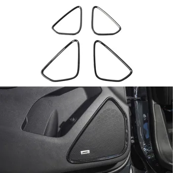 

For Chevrolet Equinox 2017+ Car Sticker Door Speaker Loudspeaker Frame Decorative Cover Trim ABS Auto Accessories
