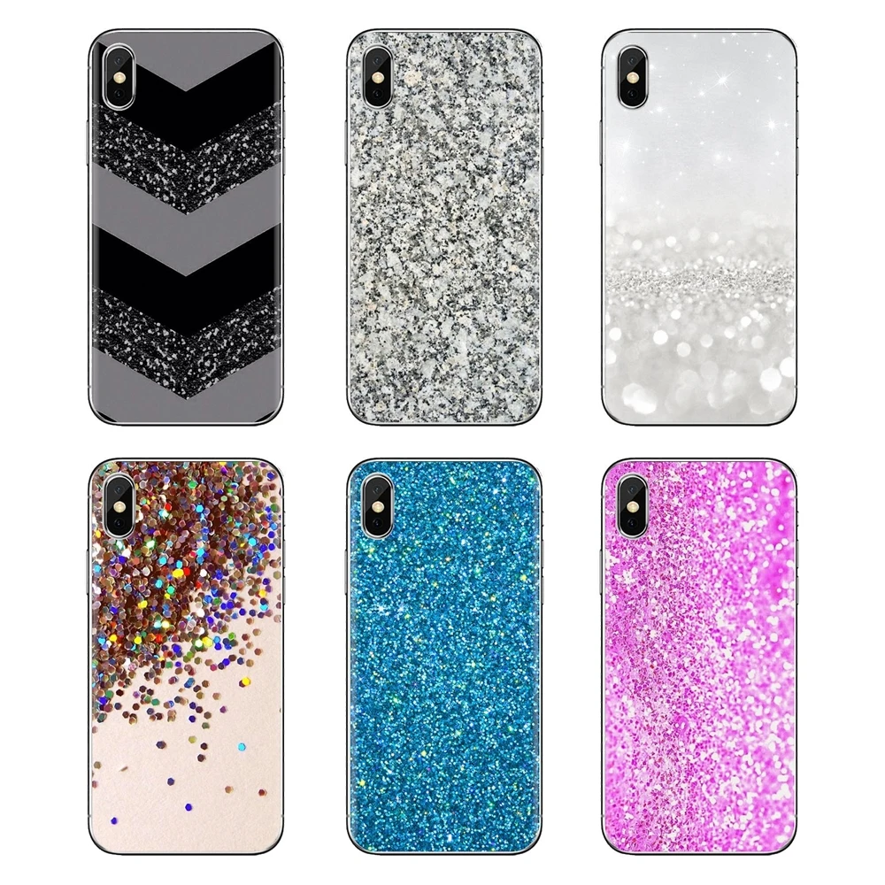 Пастельный Фиолетовый Блестящий чехол для iPod Touch Apple iPhone 11 Pro 4 4S 5 5S SE 5C 6 6S 7 8 X XR XS Plus