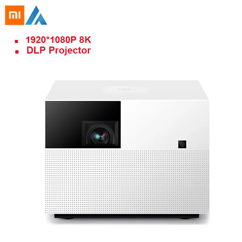 Проектор Xiaomi Fengmi Vogue DLP 1920*1080P 8K 1500ANSI Lumens Amlogic T972 поддержка боковой проекции Автофокус MIUI tv 2 ГБ 32 ГБ