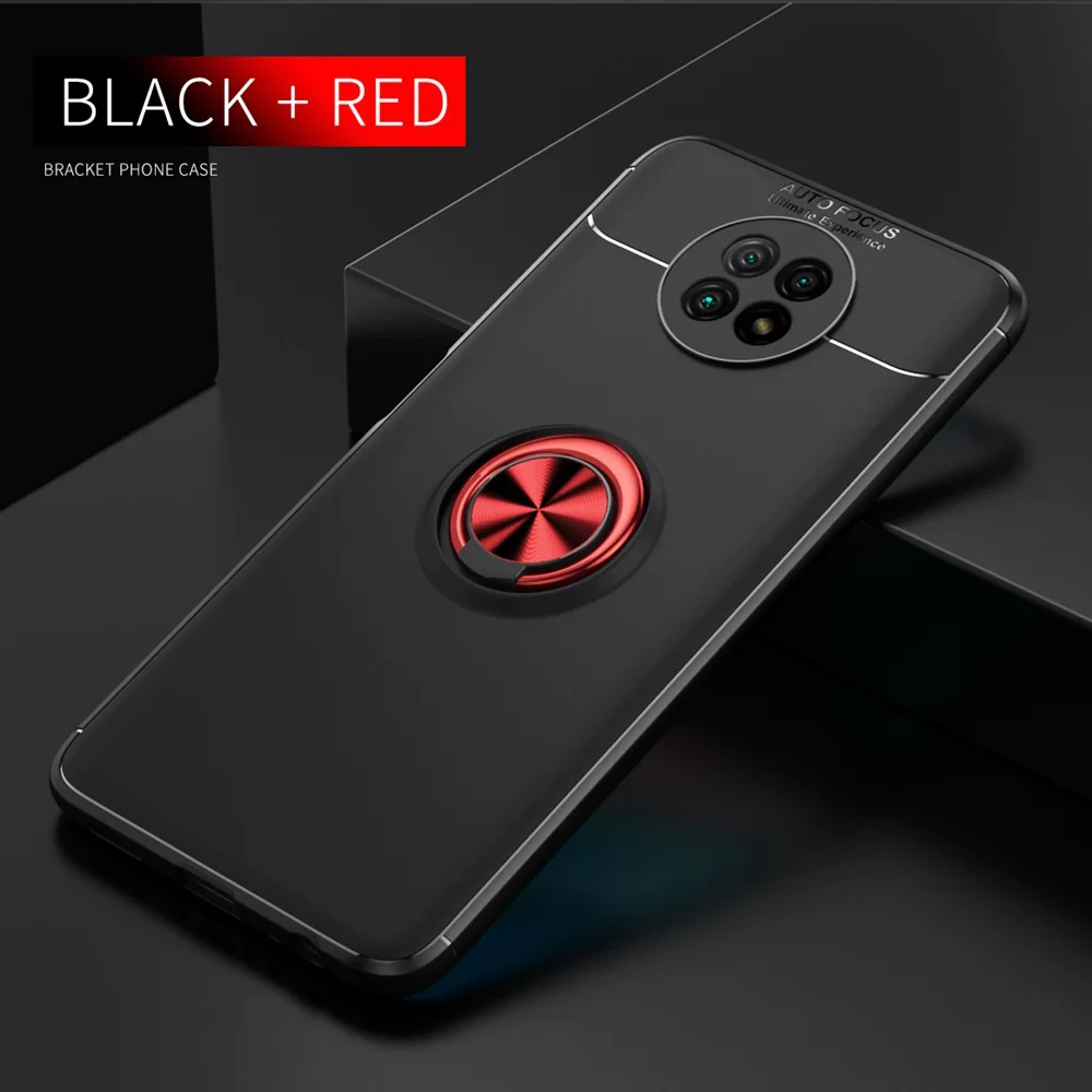 xiaomi leather case design KEYSION Ốp Lưng Chống Sốc Cho Xiaomi Redmi Note 9T 5G Silicone Mềm Vòng Nam Châm Giá Đỡ Lưng Điện Thoại Dành Cho redmi 9T 9 Công Suất xiaomi leather case hard