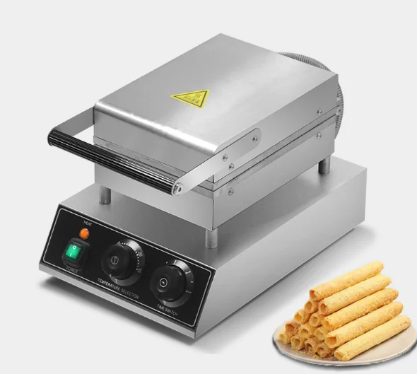 Handmade embryo cone cone commercial small crispy egg roll machine J03
