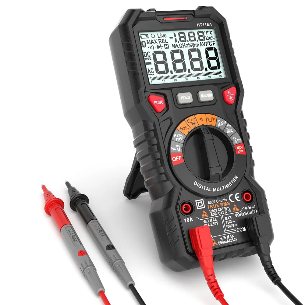 

Digital Multimeter LCD Screen Display Voltage Resistance Tool with Backlight JFlyer