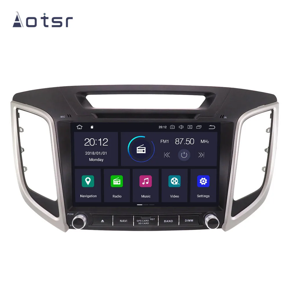 Excellent DSP Android 9.1 Car GPS Navigation CD DVD Player For Hyundai ix25 2014+ Auto Stereo Radio Multimedia player Head Unit recorder 5