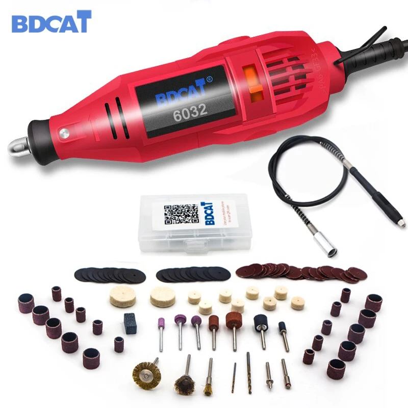 BDCAT Dremel инструмент Электрический Мини дрель роторный инструмент переменная скорость полировальная машина с Dremel Аксессуары Инструмент гравировальная ручка - Цвет: TYPE 2