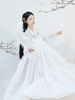 

2020 hanfu ancient chinese costume dress koi traditionl chinese clothing for women fairy design style daily festival outfits dan
