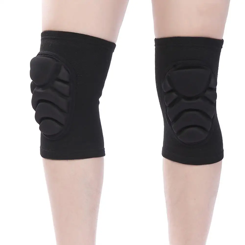 

1 Pair Sports Knee Pads High Density Elasticity Sponge Brace Kneepad Anti-slip Anti- Collision For Running Fitness Weightlifting