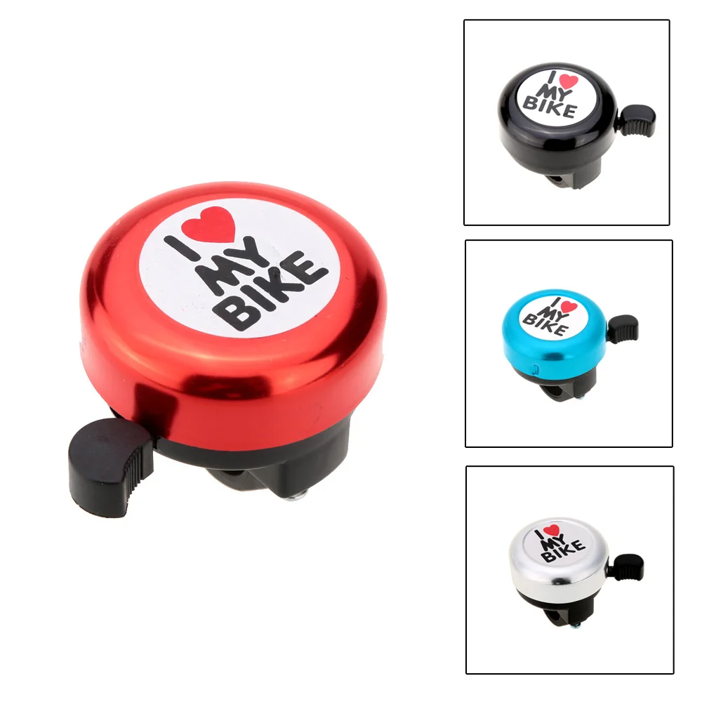 Cute Bike Bicycle Handlebar Bell Printed Clear Loud Sound Bike Alarm Warning Ring Cycling Bell Bicycle Accessory