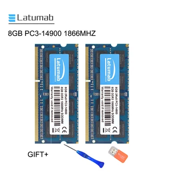 

Latumab 8GB 16GB DDR3 1866MHZ PC3 14900 Laptop Memory So-Dimm Memory Ram 204 Pins 1.5V Notebook PC Memory RAM Memory Module