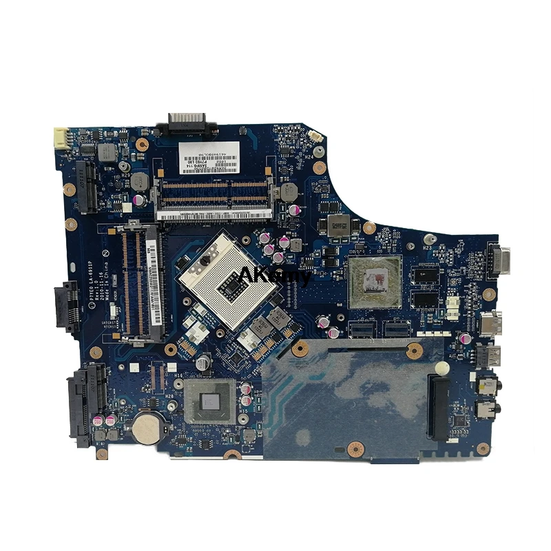 P7YE0 LA-6911P материнская плата для ноутбука acer aspire 7750 7750G MBRMK02001 MB. RMK02.001 4* Память HM65 DDR3 протестирована