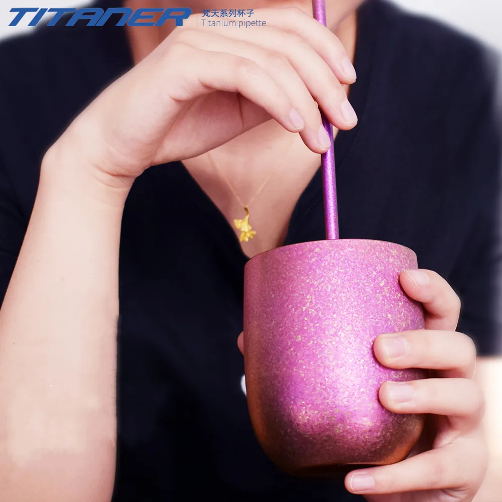 Чистый титан креативный напиток чай Кружка Пивная Кружка двойная пара подарок домашний тренд девушка чашка