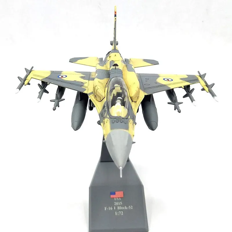 1/72 масштаб военная модель игрушки F-16 блок52 Боевой сокол истребитель литой металлический самолет модель игрушка для коллекции, подарок, малыш