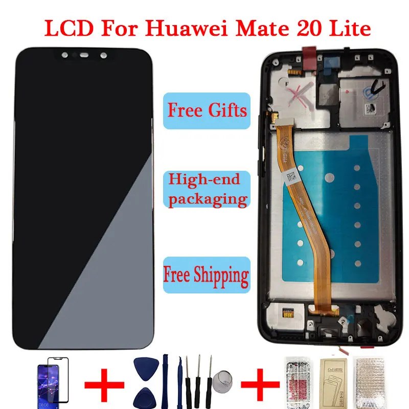 6," для huawei mate 20 Lite, ЖК-экран с рамкой, сменный экран mate 20 Lite 2340*1080 SNE-LX1 SNE-L21L23