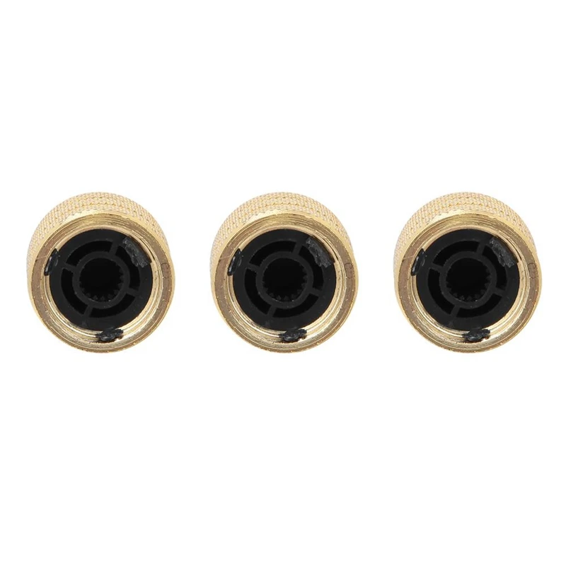 Dropship-9Pcs Electric Guitar Bass Tone and Volume Metal Dome Control Abalone Knob Inlay Volume Tone Knobs Potentiometer Cap