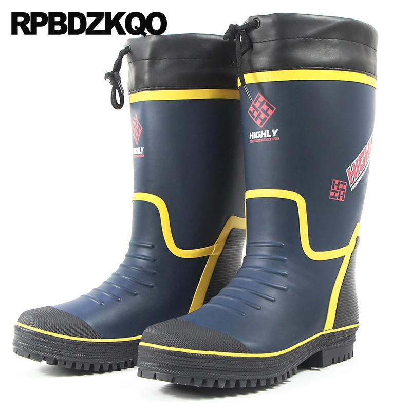 Tall Rubber Boots Men Boots Men Rubber Rain Pvc Rubber Boots Water