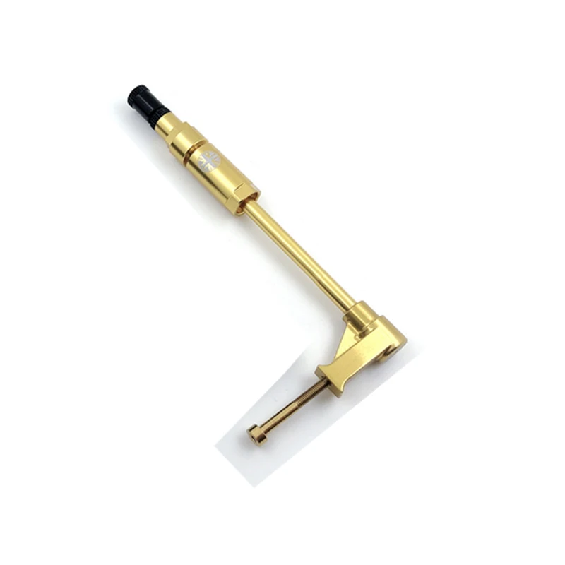 fine and lever gold Сверхлегкий ЧПУ переключатель переключения тонкой регулировки линии переключения Рычаг обновления титановые винты для Brompton складной велосипед - Цвет: fine and lever gold