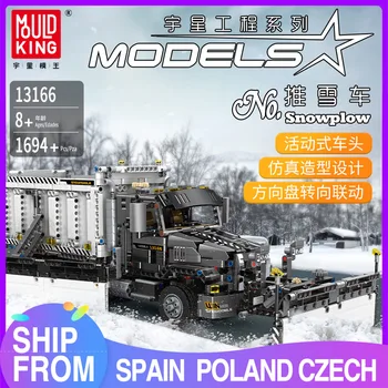 

Create Ideas Technic series The Snowplow Truck Model sets Building Blocks Assemble Bricks Kids Boy's DIY Toys Christmas Gifts