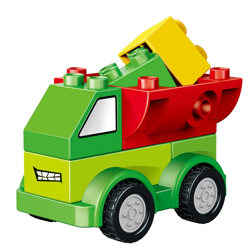 

Children automobile Toys Alpinia Splicing Sell well traffic Large granules Building blocks
