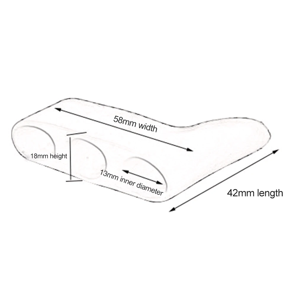 1 Pair Five Holes Toe Corrector Hallux Valgus Straightener Toe Separators Corrector Toe Braces Foot Care Tool